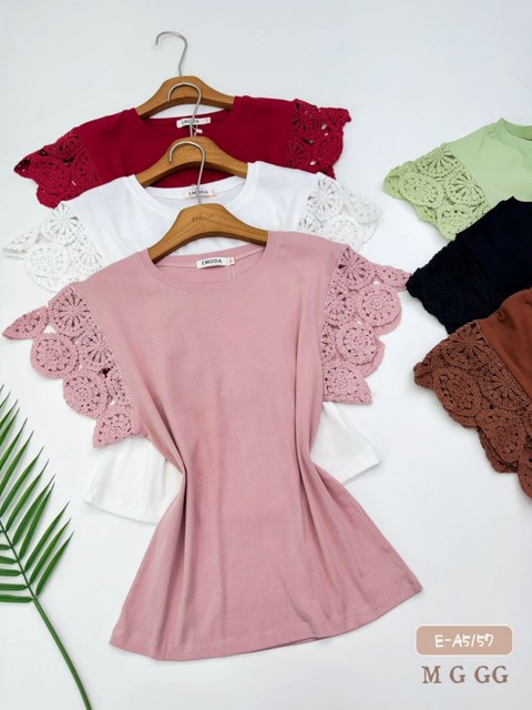 E-A5157. T-shirt - M G GG - algodão