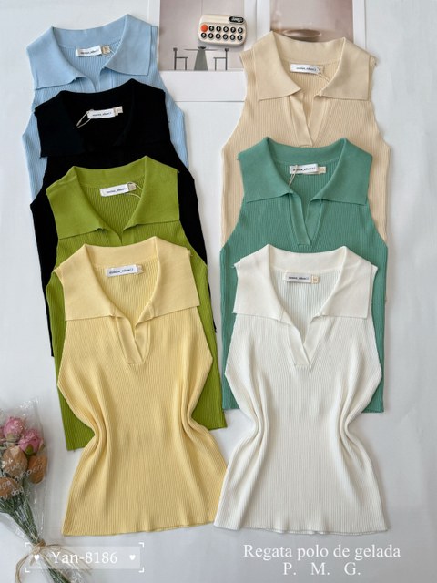 Regata pólo de gelada 8186 Yan modas