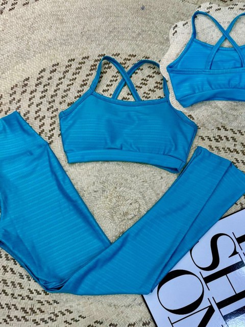 Conjunto fitness leggins+top 3D