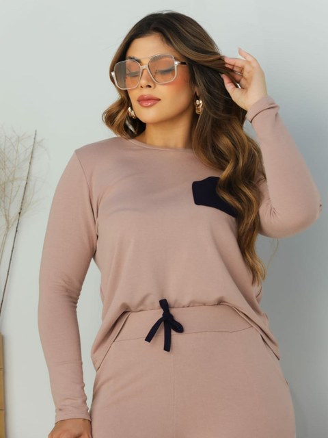 Conjunto moletinho manga longa