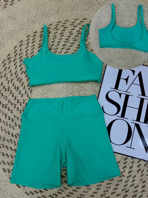 Conjunto de academia short+top Power