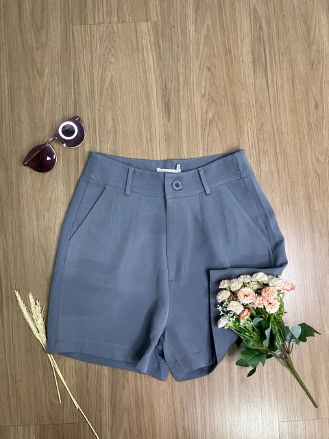 Short alfaiataria lado com bolso linda bella