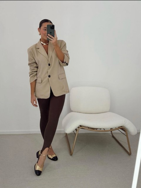 Blazer com forro 32A# fkmoda
