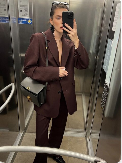 Blazer 32A com forro e manga com 3 botão