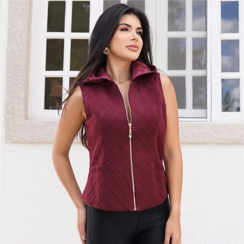 kit 6 Roupa Feminina Colete Alongado De Malha Plus Size