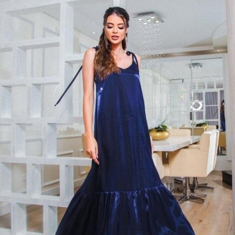 VESTIDO LONGO DE FESTA CRISTAL  LD372