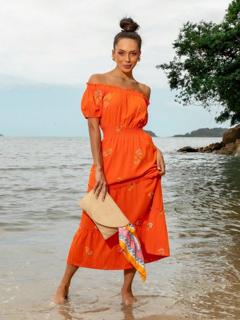 Vestido bordado LX2272