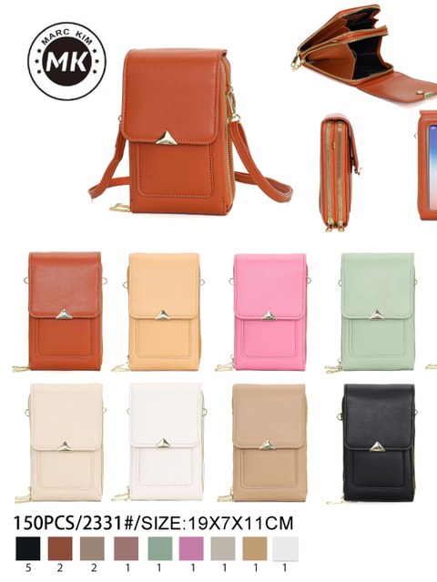 Kits 5 Bolsas Femininas porta celular 2331