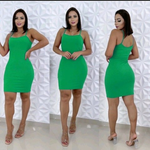 Vestido de alça blogueira