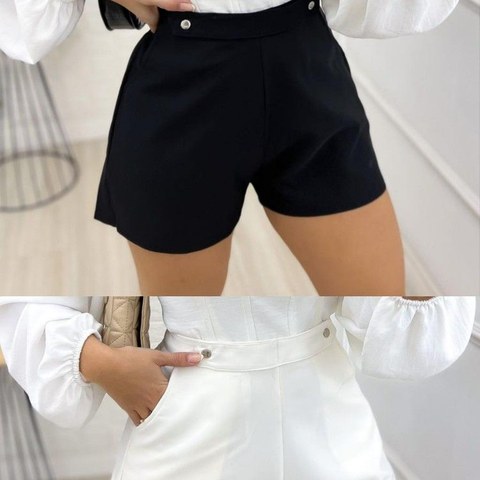 Short social feminino, pacote com 12