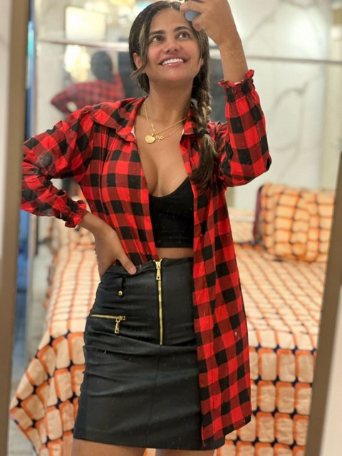 Chamise aberto xadrez