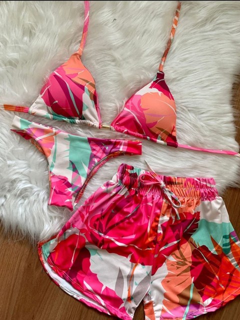 Kit de biquíni 03 peças