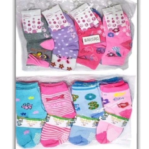 Meias Infantil Feminina (0 á 2 anos) kit c/ 12 Pares!!
