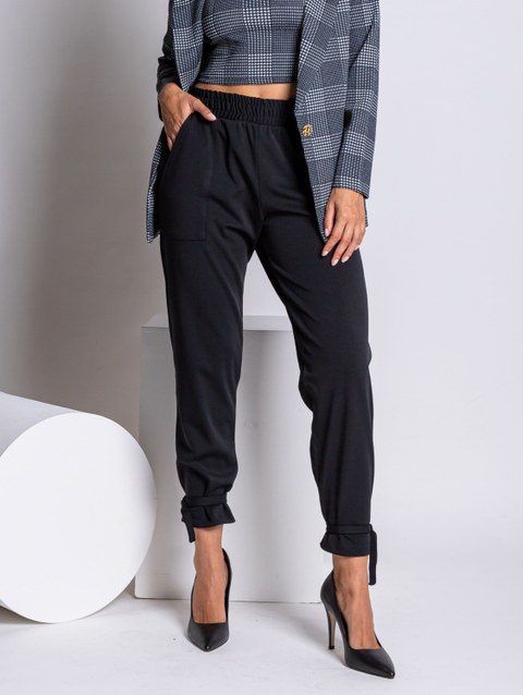 Calça jogger com amarração na perna, SH453