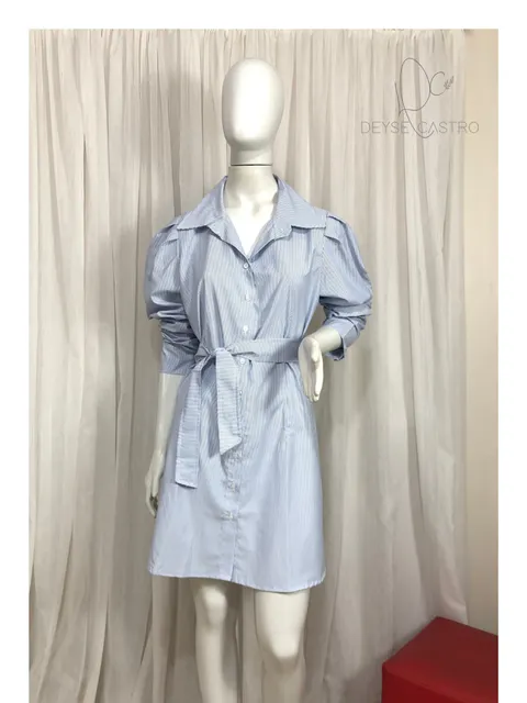 Chemise G (42) Listrado Azul