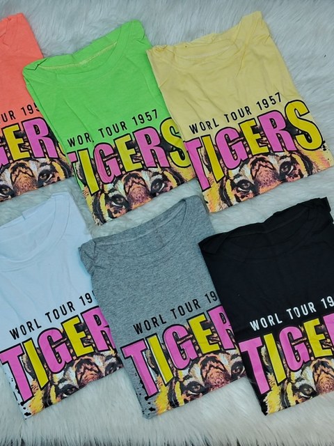 Camiseta feminina T-shirts em algodão