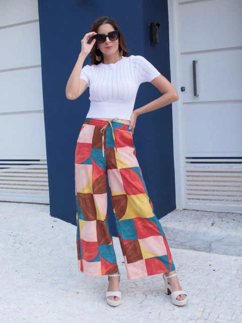 Pantalona elástico cintura  ‼️Promoção ‼️