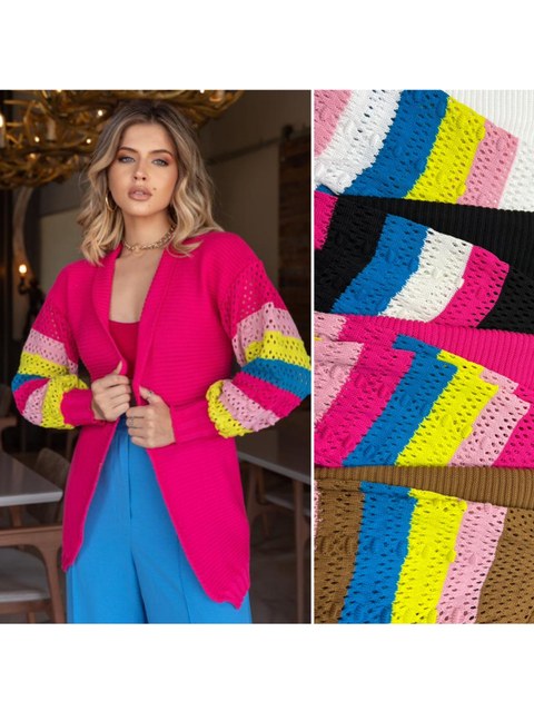 Casaco tricô manga pelotas ‼️Promoção‼️