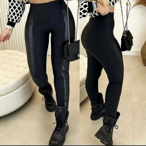 Calça Leg Montaria Flanelada Doce Apimentada