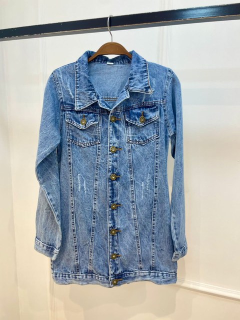 Jaqueta jeans max feminina