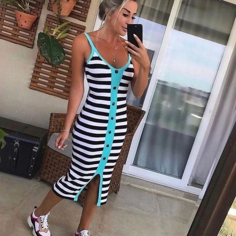 Vestido Crepe