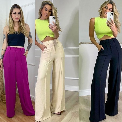 calça pantalona Duna