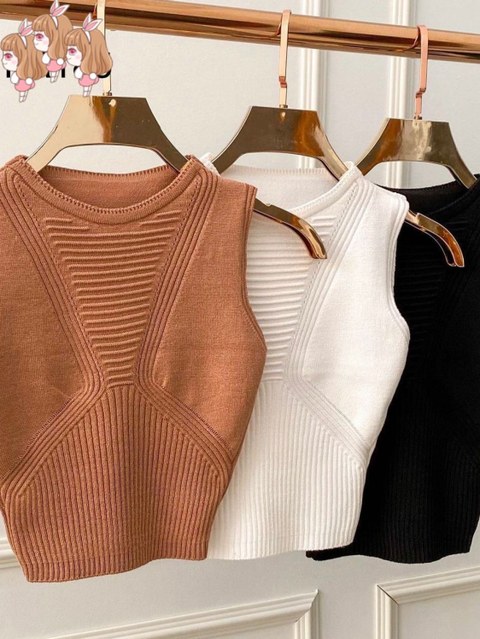 Blusa regata modal  com detalha frente