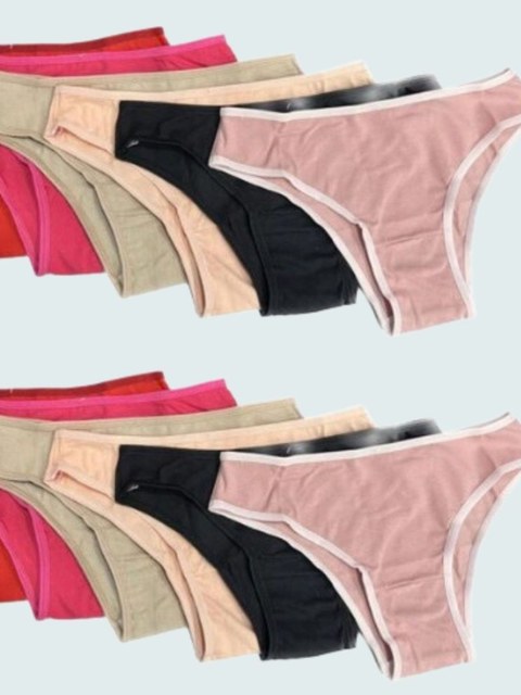 KIT 12 CALCINHAS TANGA VIES POP