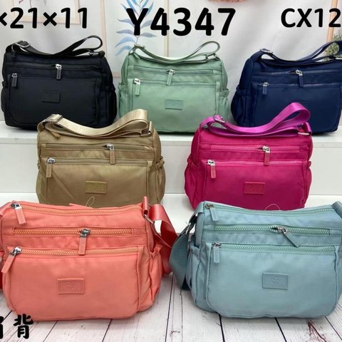 Bolsa de tecido OXford Impermeável moda feminina bolsa de ombro simples bolsa