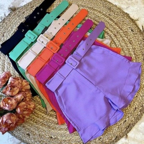 Short de linho promocao Flora 41