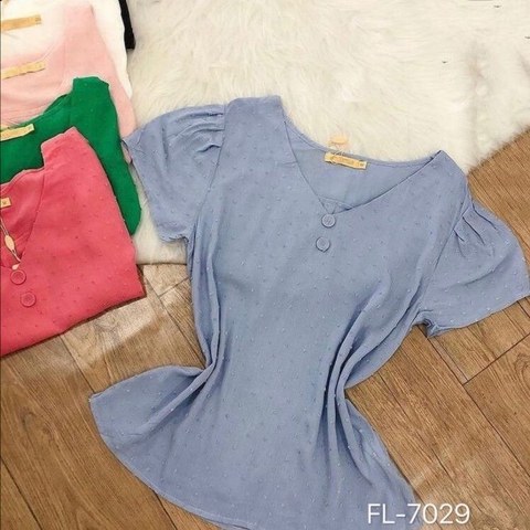 Blusa manga curta promoção Flora 7029
