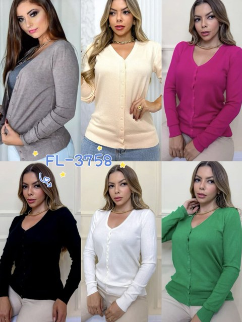 Blusa suéter Casaquinho modal importado 651