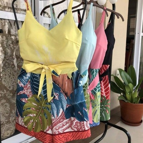 Macaquinho Estampado promocao Flora 0092