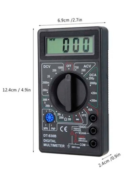 MULTIMETRO DIGITAL DT-832 MINIMEM