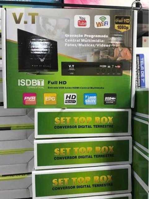 CONVERSOR DIGITAL PARA TELEVISÃO SET B0X