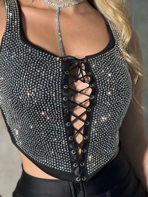 Blusa Cropped Cristal