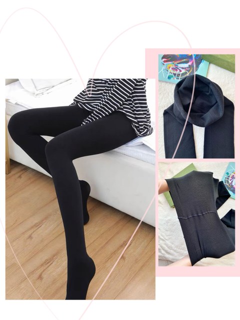 meia claca com pé fio 80