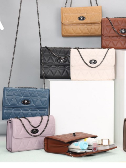 Bolsa Corrente Com Bolsinho E Divisória