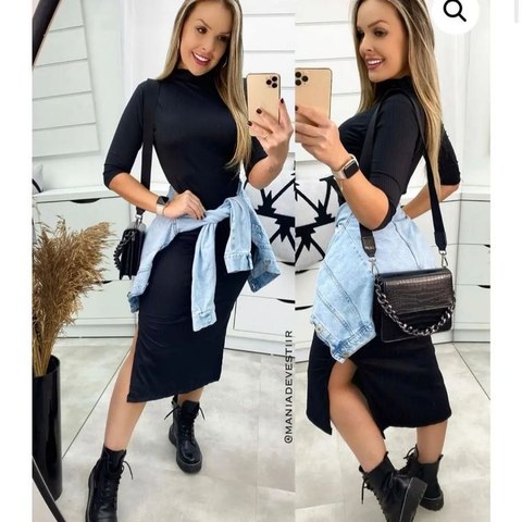 Mid com fenda lateral