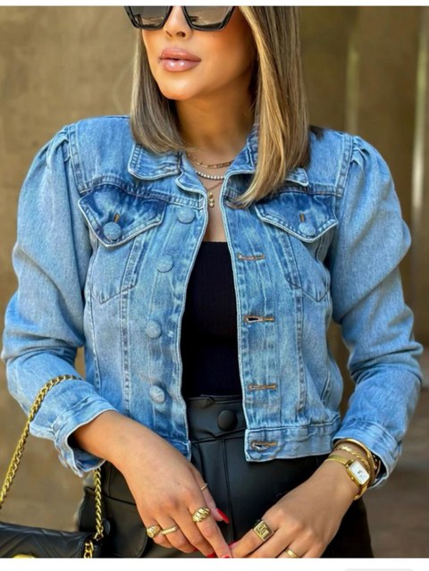 8025 Kissmelady jaqueta jeans feminina jeans