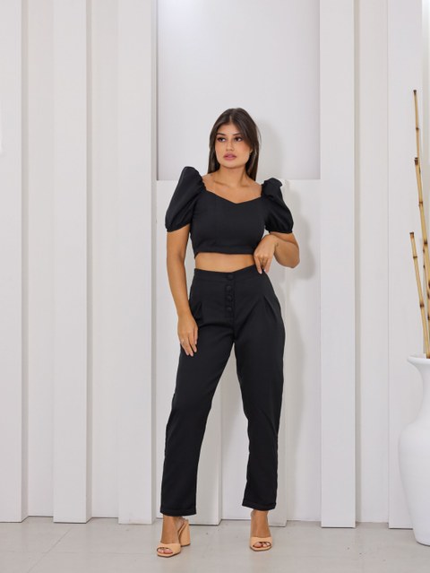 Conjunto femenino Lisa manga curta