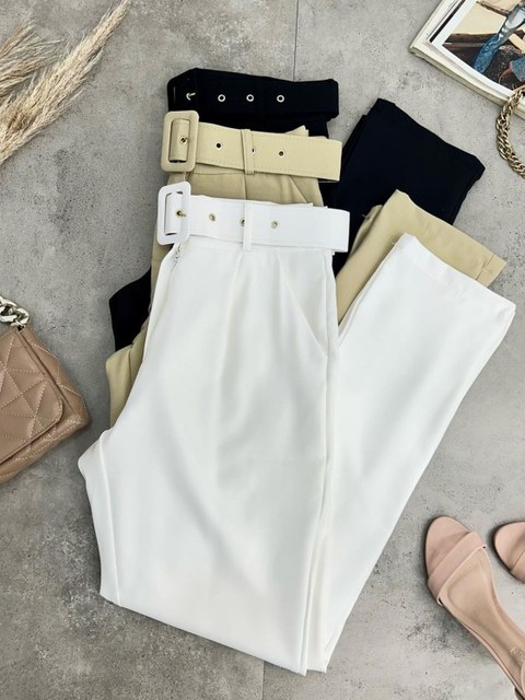 Calça cinto alfaiataria