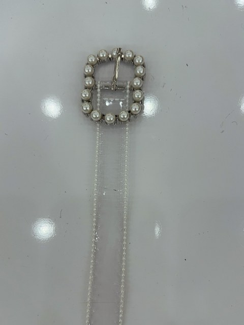 Cinto feminina transparente