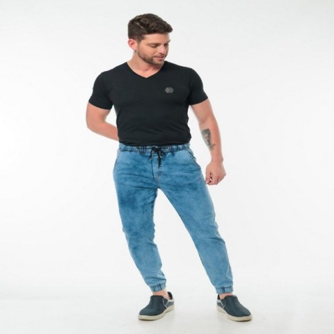 REF 651 CALCA MASCULINA JEANS JOGGER