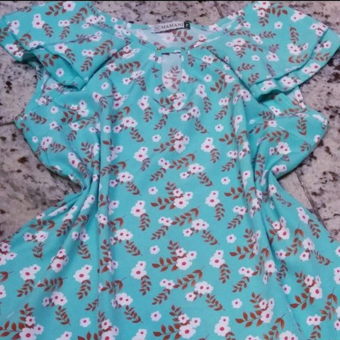 Blusa Estampado com babadinho