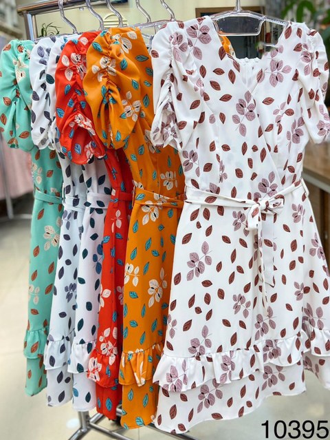 Vestido manga curta com forro