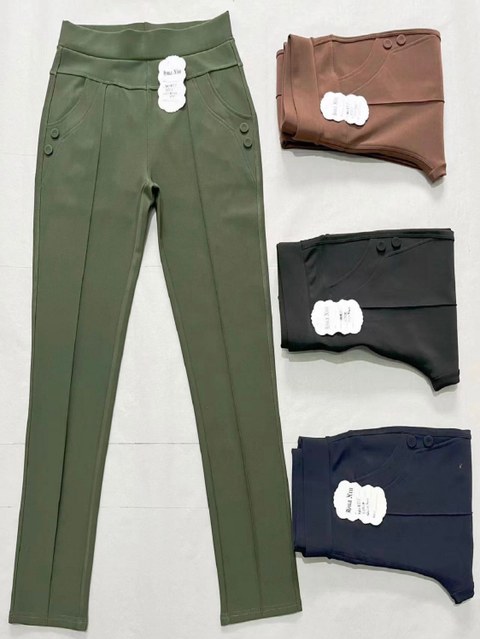 Calça reta montaria