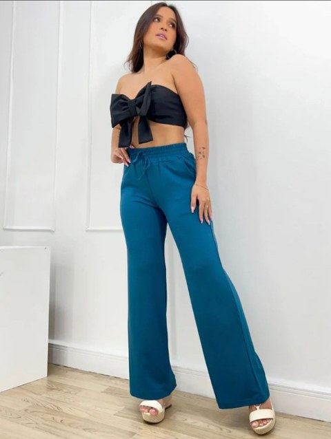 Calça Moletinho Pantalona