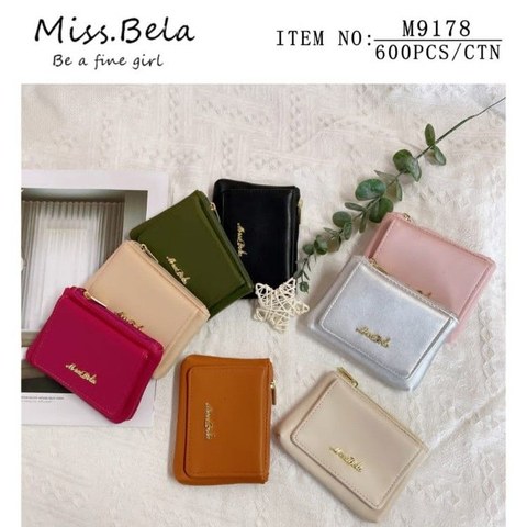 Carteira feminina - Kit 3 peças carteira/porta moedas - M9178