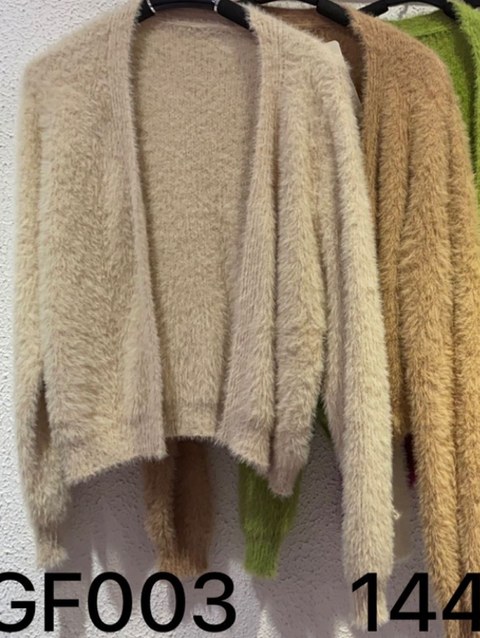 cardigan de pelo grosso importado